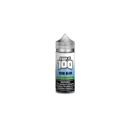 Keep It 100 (LIQ FB)(100mL) TF-Nic  -  Qty per pack 1 Iced Blue 00mg