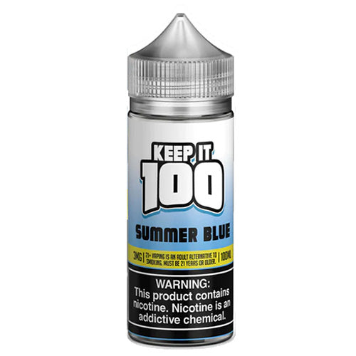 Keep It 100 (LIQ FB)(100mL) TF-Nic  -  Qty per pack 1 Summer Blue 00mg