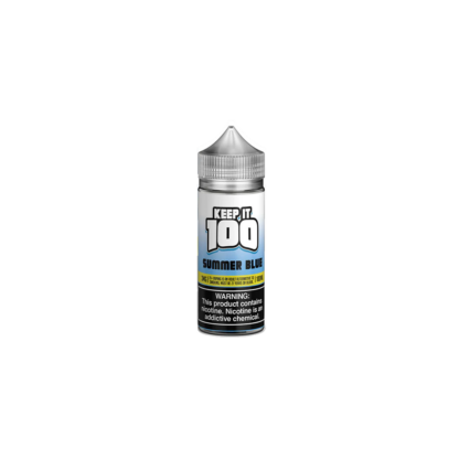 Keep It 100 (LIQ FB)(100mL) TF-Nic  -  Qty per pack 1 Summer Blue 00mg