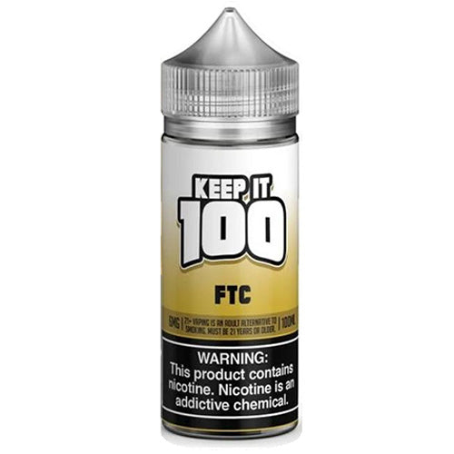 Keep It 100 (LIQ FB)(100mL) TF-Nic  -  Qty per pack 1 FTC (Krunch) 00mg