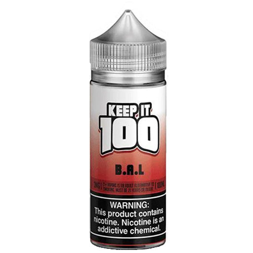 Keep It 100 (LIQ FB)(100mL) TF-Nic  -  Qty per pack 1 B.A.L (Berry Au Lait) 00mg