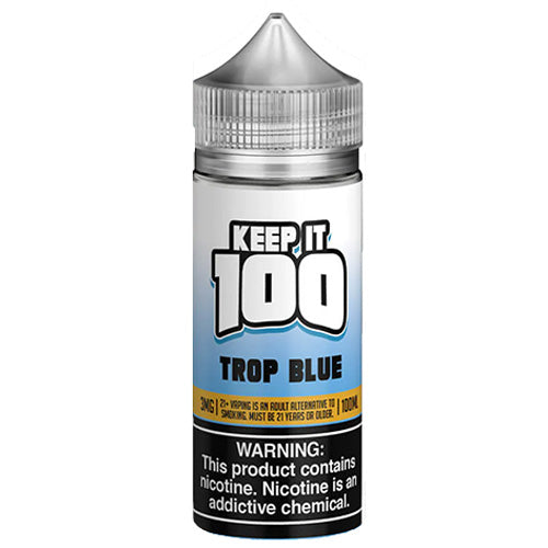 Keep It 100 (LIQ FB)(100mL) TF-Nic  -  Qty per pack 1 Trop Blue 00mg