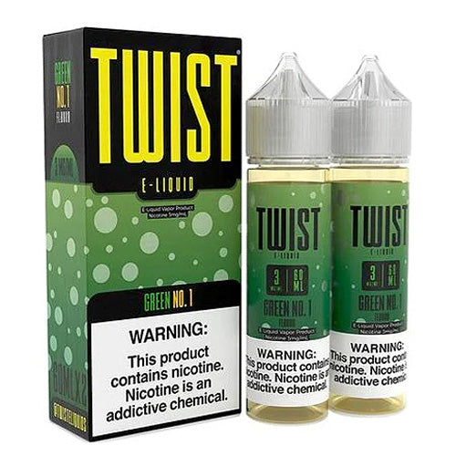 Twist (LIQ FB)(120mL; 60mL x2)  -  Qty per pack 1 Green No. 1 (Honeydew Melon Chew) 00mg