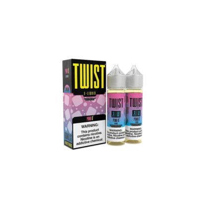 Twist (LIQ FB)(120mL; 60mL x2)  -  Qty per pack 1 Pink 0 00mg (Iced Pink Punch)