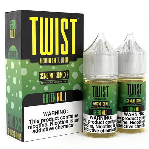 Twist (LIQ Salt)(60mL; 30mL x2)  -  Qty per pack 1 Green No. 1 (Honeydew Melon Chew) 35mg