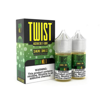 Twist (LIQ Salt)(60mL; 30mL x2)  -  Qty per pack 1 Green No. 1 (Honeydew Melon Chew) 35mg