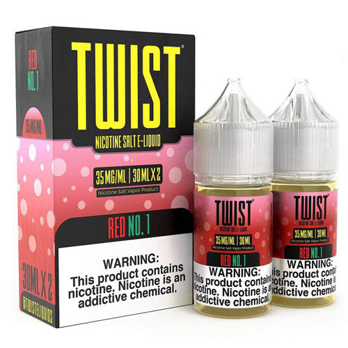 Twist (LIQ Salt)(60mL; 30mL x2)  -  Qty per pack 1 Red No. 1 35mg