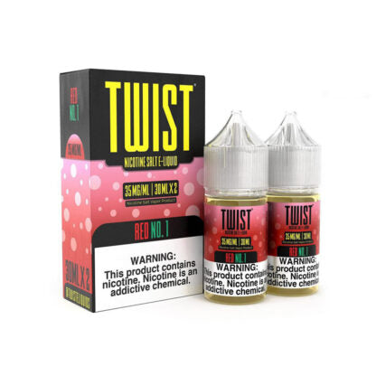 Twist (LIQ Salt)(60mL; 30mL x2)  -  Qty per pack 1 Red No. 1 35mg