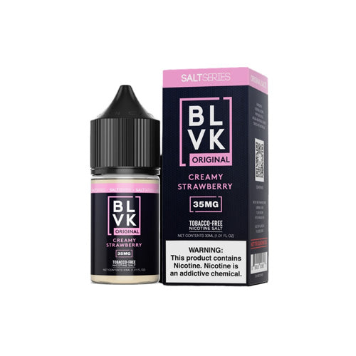 BLVK (LIQ Salt)(30mL)  -  Qty per pack 1 Creamy Strawberry 35mg