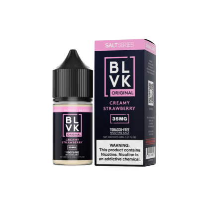 BLVK (LIQ Salt)(30mL)  -  Qty per pack 1 Creamy Strawberry 35mg