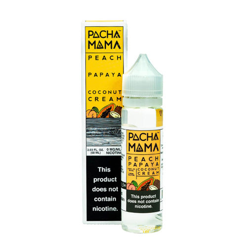 Pachamama (LIQ FB)(60mL)  -  Qty per pack 1 Peach Papaya Coconut Cream 00mg