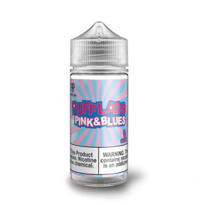 Puff Labs (LIQ FB)(100mL)  -  Qty per pack 1 Pink And Blues (Circus Cotton Candy) 00mg