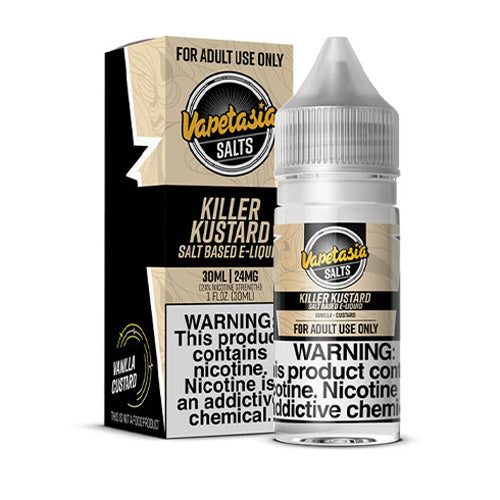 Vapetasia (LIQ Salt)(30mL)  -  Qty per pack 1 Killer Kustard 24mg