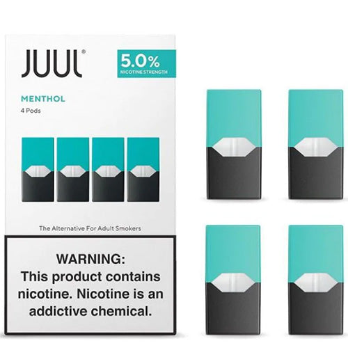 JUUL (Liq Pod)(4-Pack)  -  Qty per pack 1 Classic Menthol 50mg