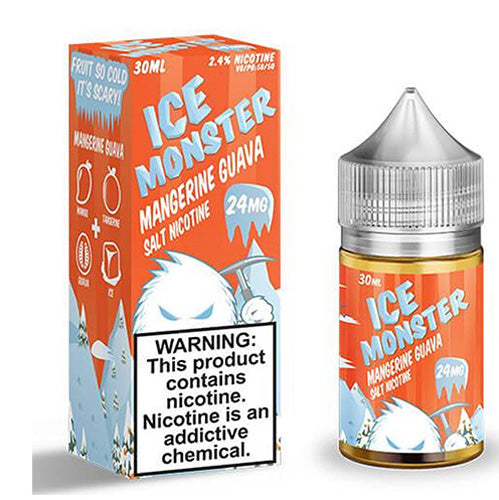 Jam Monster (LIQ Salt)(30mL) Ice  -  Qty per pack 1 Mangerine Guava Ice 48mg