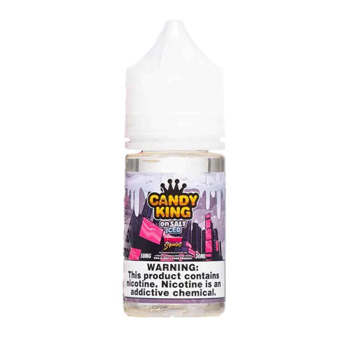 Candy King (LIQ Salt)(30mL)  -  Qty per pack 1 Pink Squares Ice 35mg