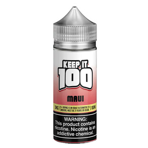 Keep It 100 (LIQ FB)(100mL) TF-Nic  -  Qty per pack 1 Maui 00mg