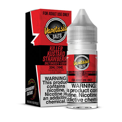 Vapetasia (LIQ Salt)(30mL)  -  Qty per pack 1 Killer Kustard Strawberry 24mg