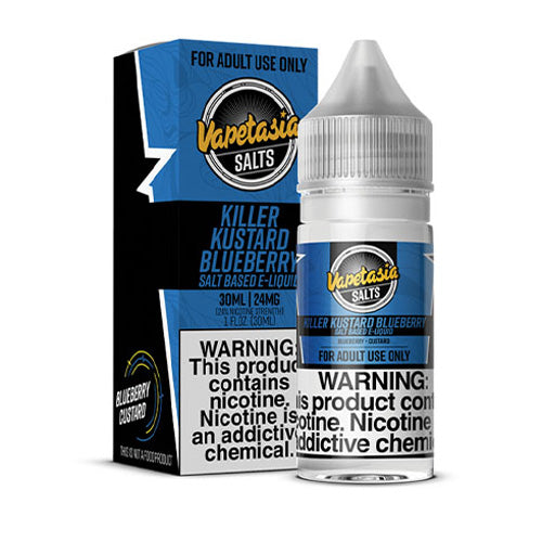 Vapetasia (LIQ Salt)(30mL)  -  Qty per pack 1 Killer Kustard Blueberry 24mg