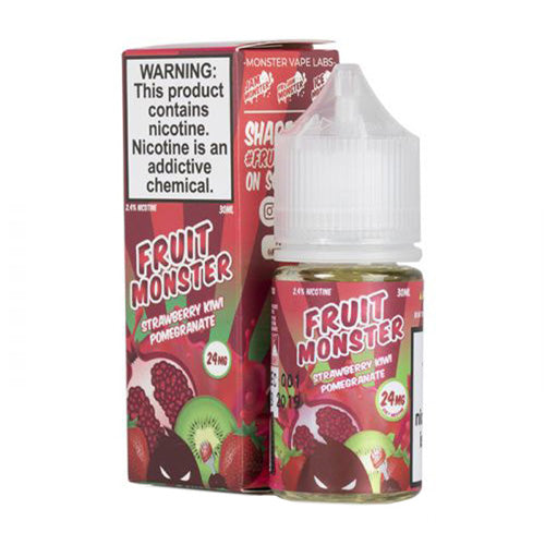 Jam Monster (LIQ Salt)(30mL) Fruit  -  Qty per pack 1 Strawberry Kiwi Pomegranate 24mg