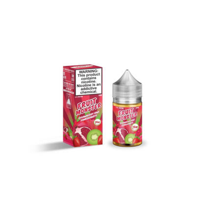 Jam Monster (LIQ Salt)(30mL) Fruit  -  Qty per pack 1 Strawberry Kiwi Pomegranate 24mg