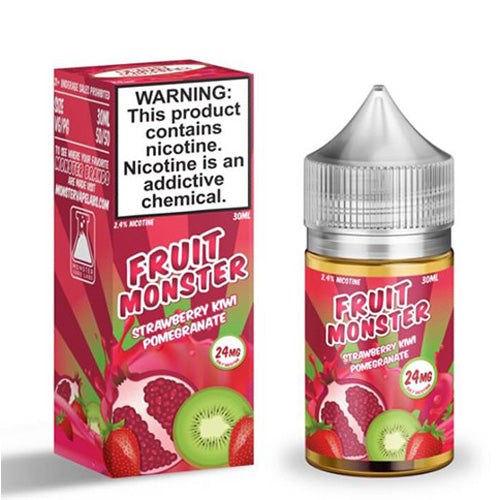 Jam Monster (LIQ Salt)(30mL) Fruit  -  Qty per pack 1 Strawberry Kiwi Pomegranate 48mg