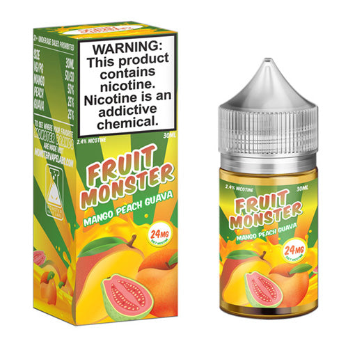 Jam Monster (LIQ Salt)(30mL) Fruit  -  Qty per pack 1 Mango Peach Guava 24mg