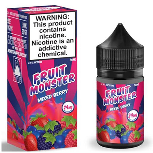 Jam Monster (LIQ Salt)(30mL) Fruit  -  Qty per pack 1 Mixed Berry 48mg