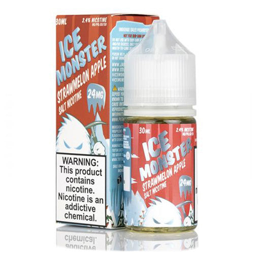 Jam Monster (LIQ Salt)(30mL) Ice  -  Qty per pack 1 Strawmelon Apple Ice 24mg