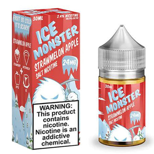 Jam Monster (LIQ Salt)(30mL) Ice  -  Qty per pack 1 Strawmelon Apple Ice 48mg