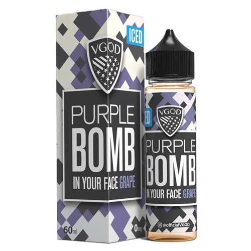 VGOD (LIQ FB)(60mL)  -  Qty per pack 1 Iced Purple Bomb 06mg