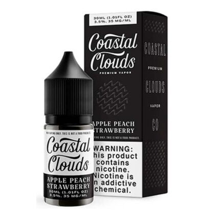 Coastal Clouds (LIQ Salt)(30mL)  -  Qty per pack 1 Apple Peach Strawberry 35mg