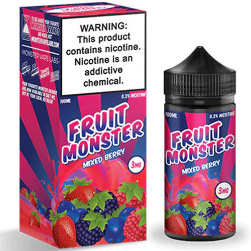 Jam Monster (LIQ FB)(100mL) Fruit  -  Qty per pack 1 Mixed Berry 00mg