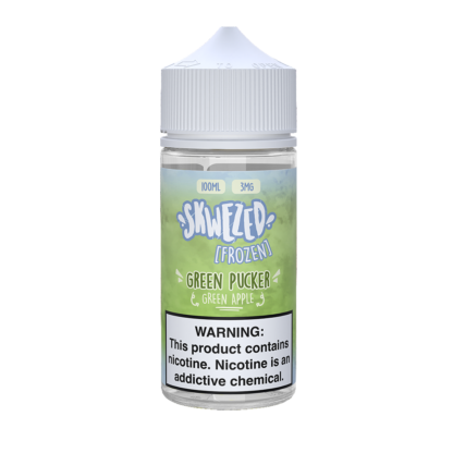 Skwezed (LIQ FB)(100mL) Frozen  -  Qty per pack 1 Green Pucker (Green Apple Ice) 00mg