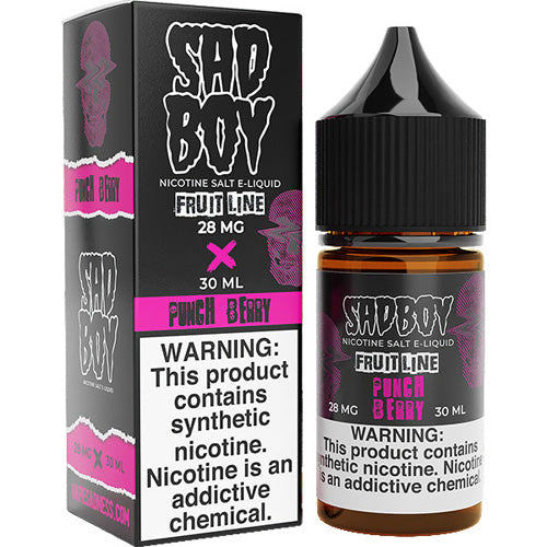 Sadboy (LIQ Salt)(30mL)  -  Qty per pack 1 Fruit Punch Berry 48mg