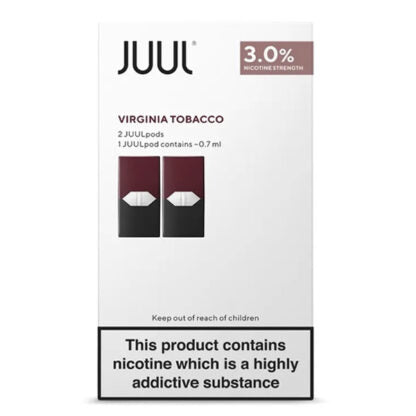 JUUL (Liq Pod)(4-Pack)  -  Qty per pack 1 Virginia Tobacco 30mg