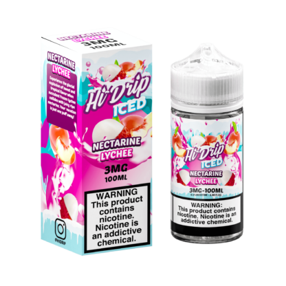 Hi Drip (LIQ FB)(100mL)  -  Qty per pack 1 Nectarine Lychee Iced 00mg