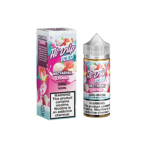 Hi Drip (LIQ FB)(100mL)  -  Qty per pack 1 Nectarine Lychee Iced 03mg