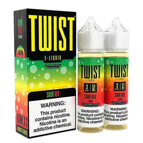 Twist (LIQ FB)(120mL; 60mL x2)  -  Qty per pack 1 Sour Red 00mg