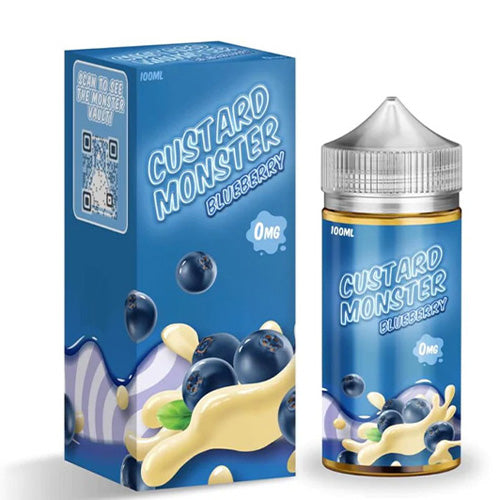 Jam Monster (LIQ FB)(100mL) Custard  -  Qty per pack 1 Blueberry Custard 03mg