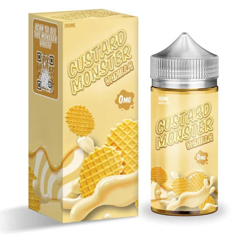 Jam Monster (LIQ FB)(100mL) Custard  -  Qty per pack 1 Vanilla Custard 03mg