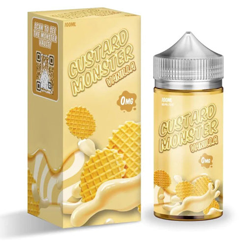 Jam Monster (LIQ FB)(100mL) Custard  -  Qty per pack 1 Vanilla Custard 06mg