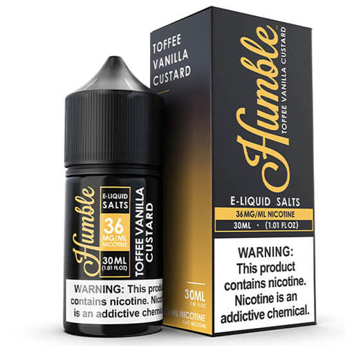 Humble (LIQ Salt)(30mL)  -  Qty per pack 1 Toffee Vanilla Custard 36mg [Disc.]