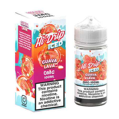 Hi Drip (LIQ FB)(100mL)  -  Qty per pack 1 Guava Lava Iced 00mg