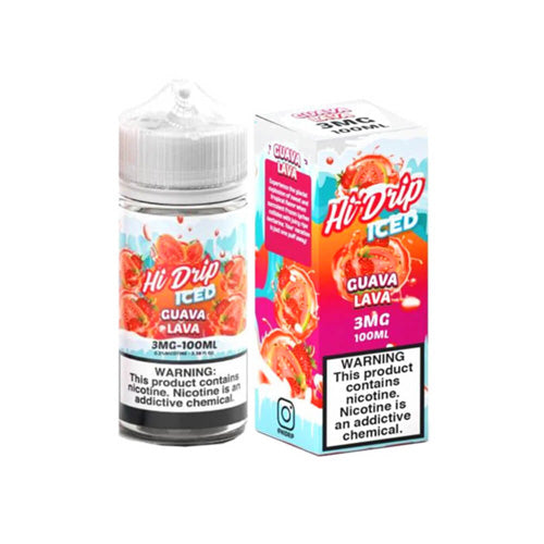 Hi Drip (LIQ FB)(100mL)  -  Qty per pack 1 Guava Lava Iced 03mg