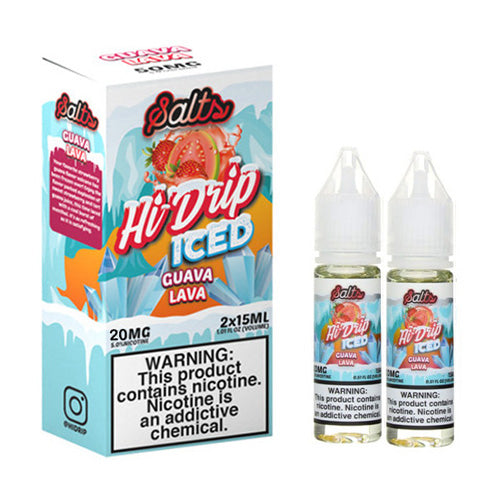 Hi Drip (LIQ Salt)(30mL; 15mL x2)  -  Qty per pack 1 Guava Lava Iced 20mg