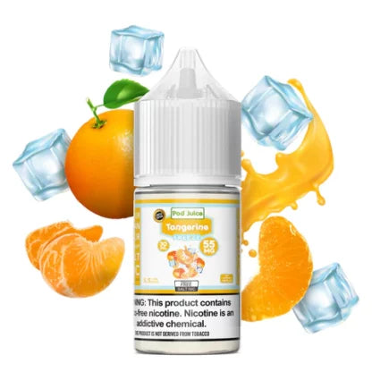 Pod Juice (LIQ Salt)(30mL)  -  Qty per pack 1 Tangerine Freeze 55mg [Disc.]