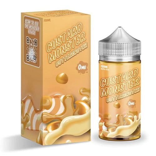 Jam Monster (LIQ FB)(100mL) Custard  -  Qty per pack 1 Butterscotch 00mg