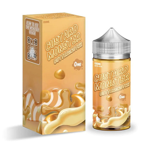 Jam Monster (LIQ FB)(100mL) Custard  -  Qty per pack 1 Butterscotch 03mg