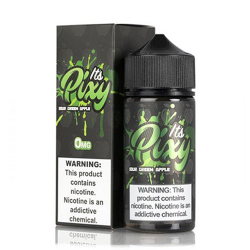 It's Pixy (LIQ FB)(100mL)  -  Qty per pack 1 Sour Green Apple 00mg